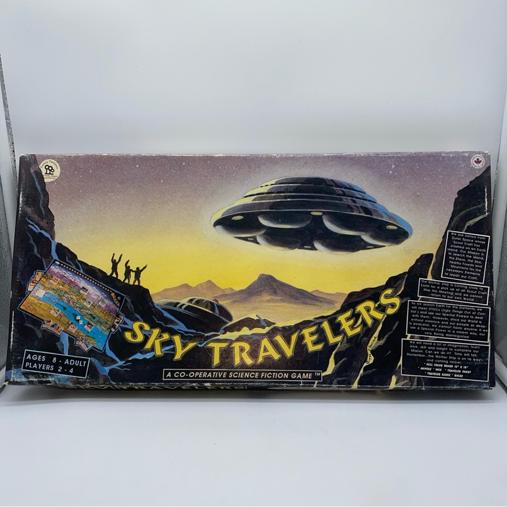 Sky Travelers Board Game A Co-Operative Science Fiction Game Family Pastimes